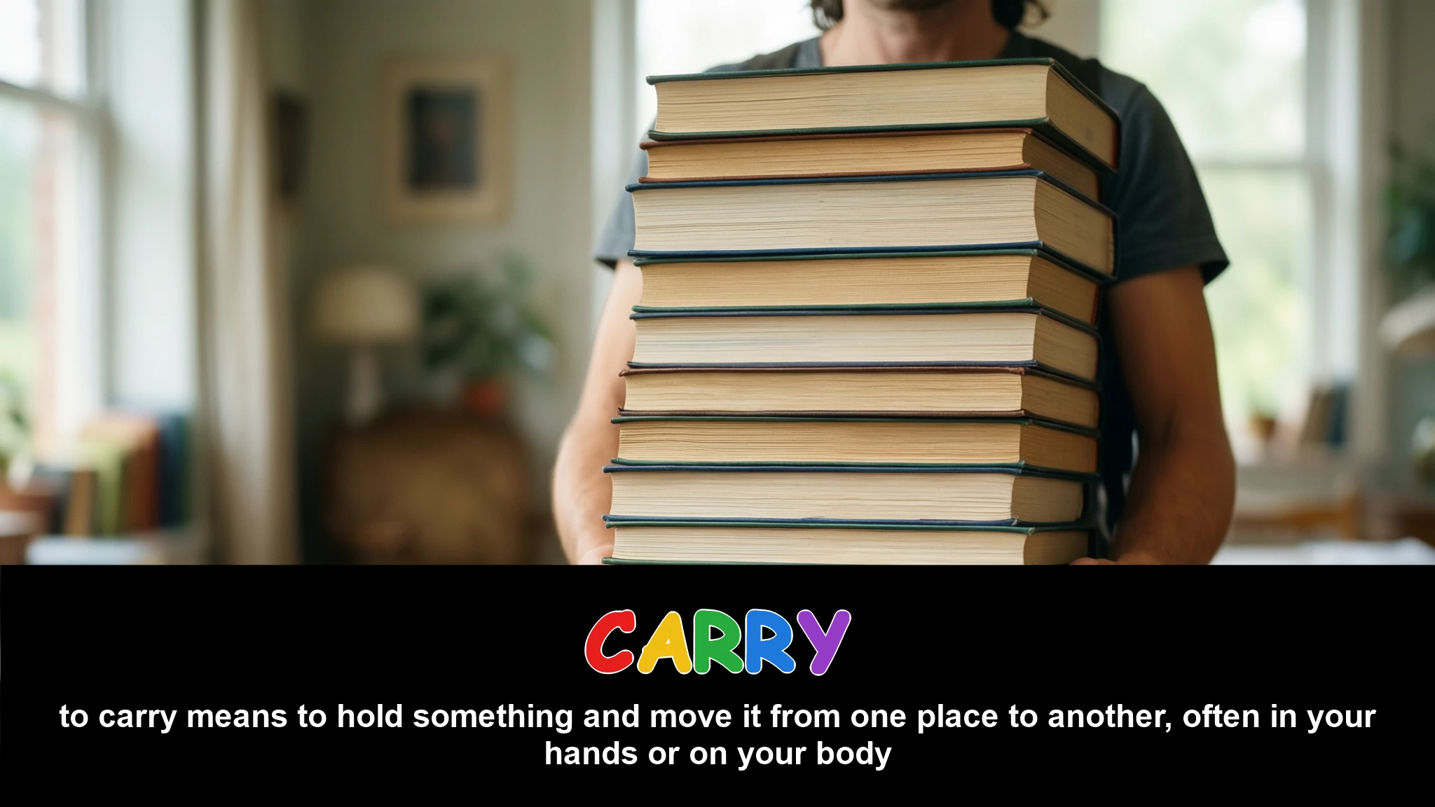 English Illustration for carry